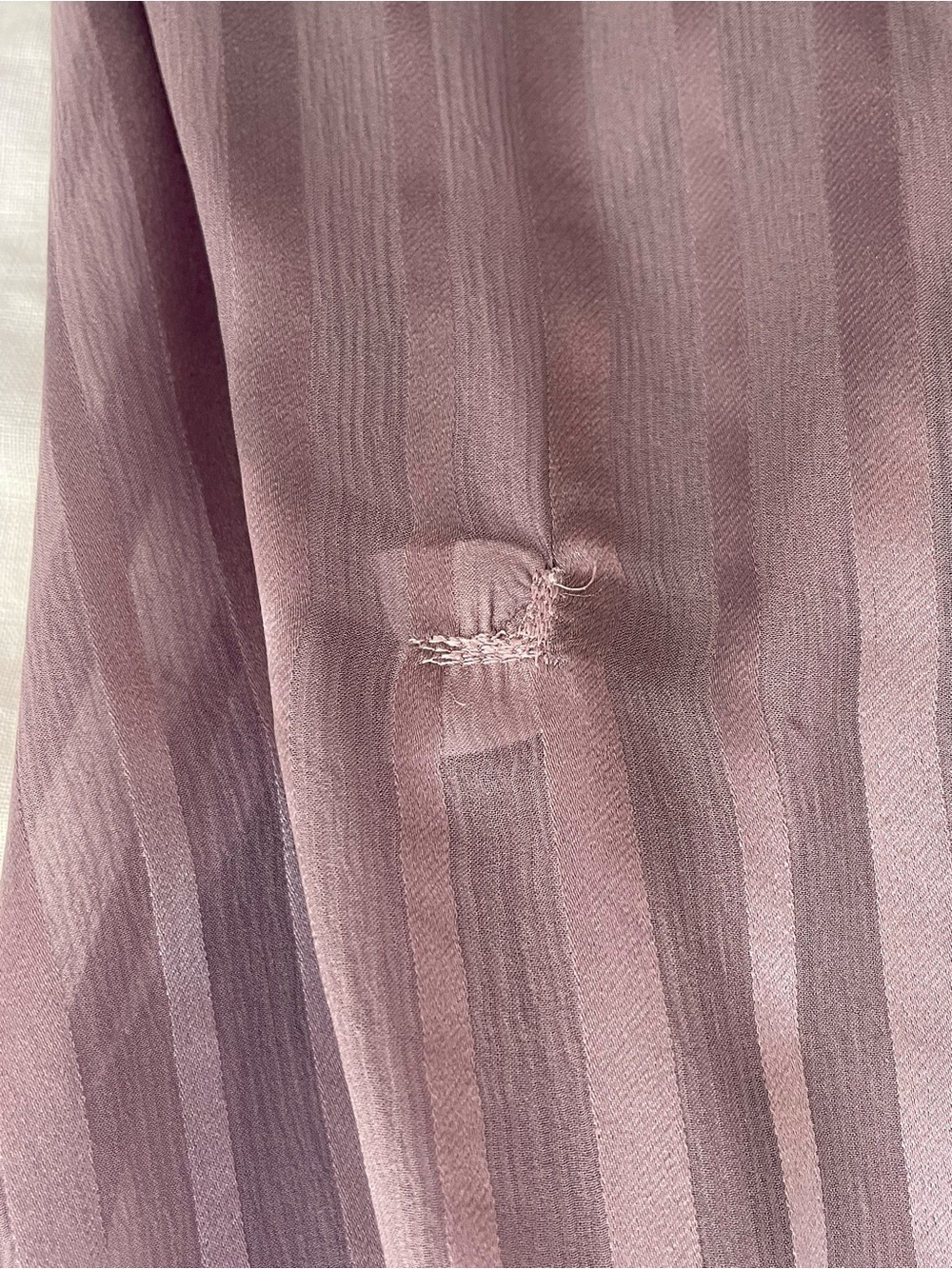 Pale Lavender Silk Dress - Picture 6 of 7